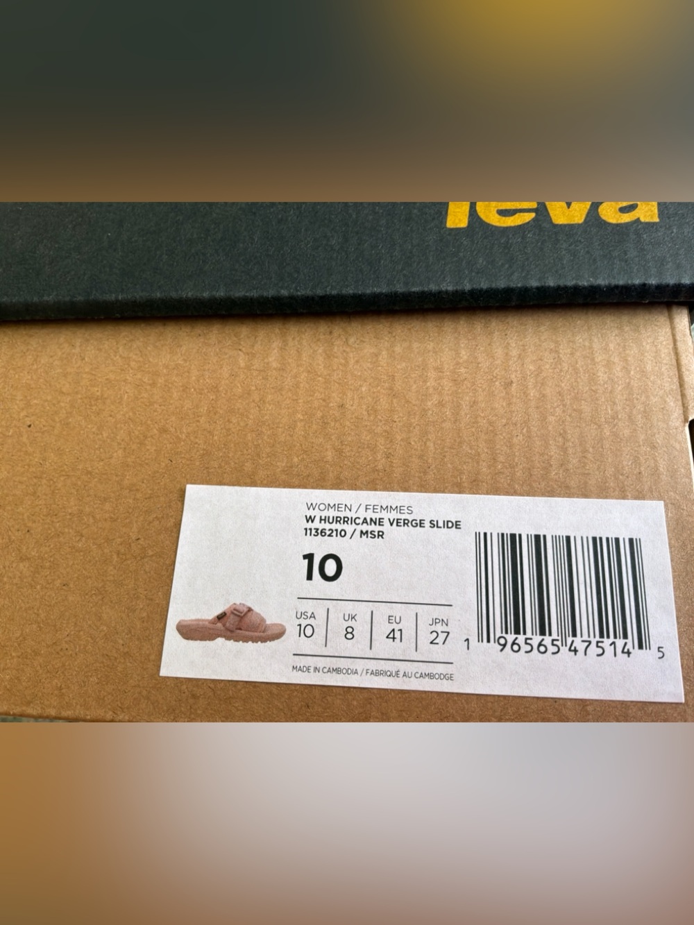 NWB Teva Hurricane Verge Sport Slide Sandal - Picture 5 of 12